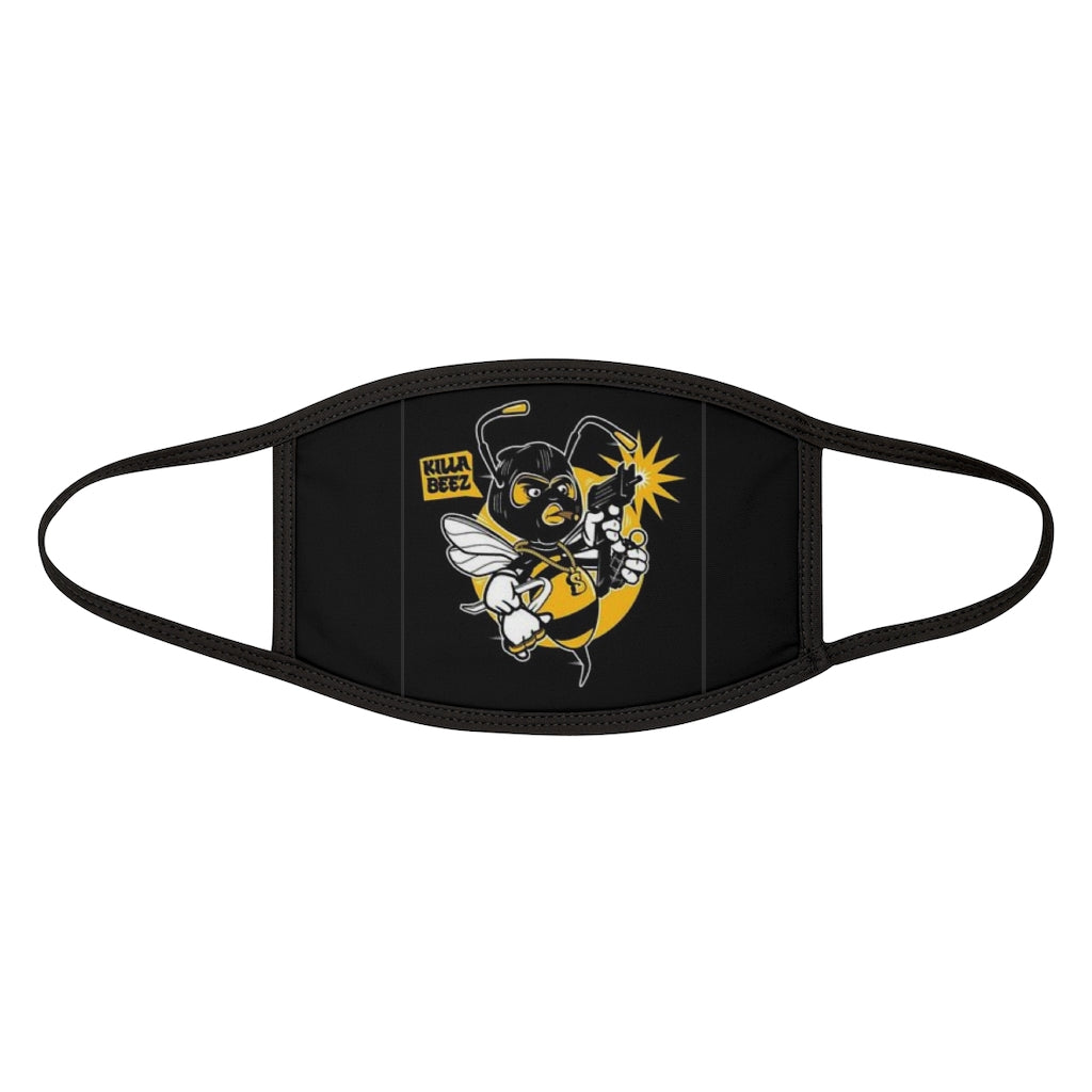 KILLA BEES (BLACK) -Fabric Face Mask