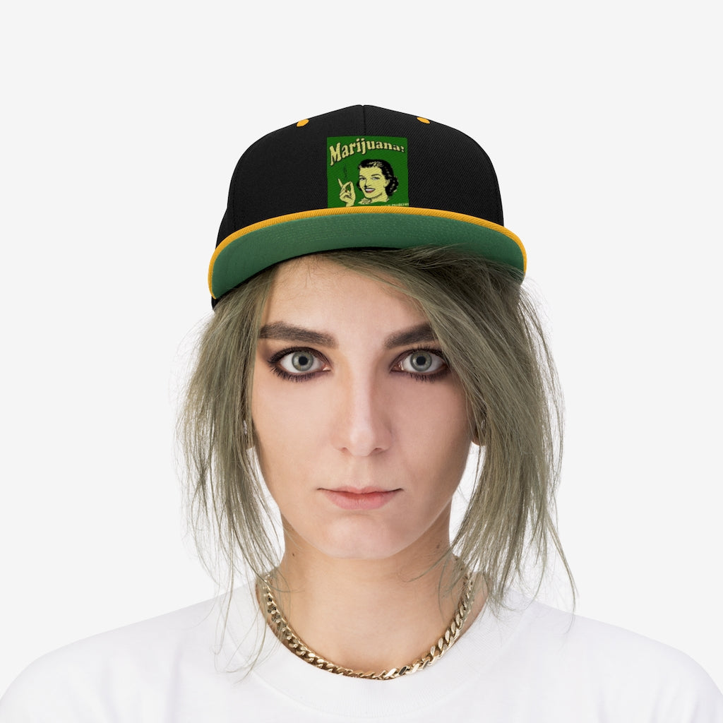 Miss Mary Unisex Flat Bill Hat