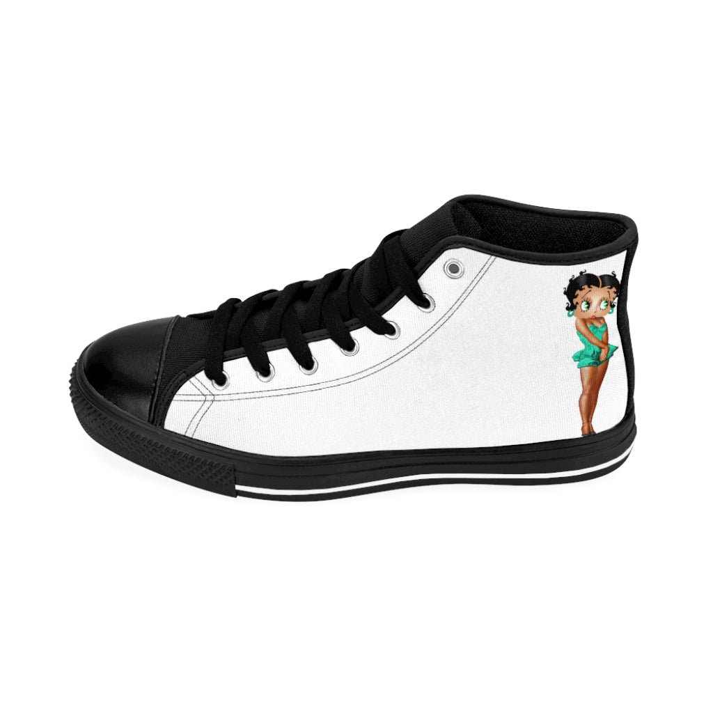 BROWN BETTY (WHITE) High-top Sneakers