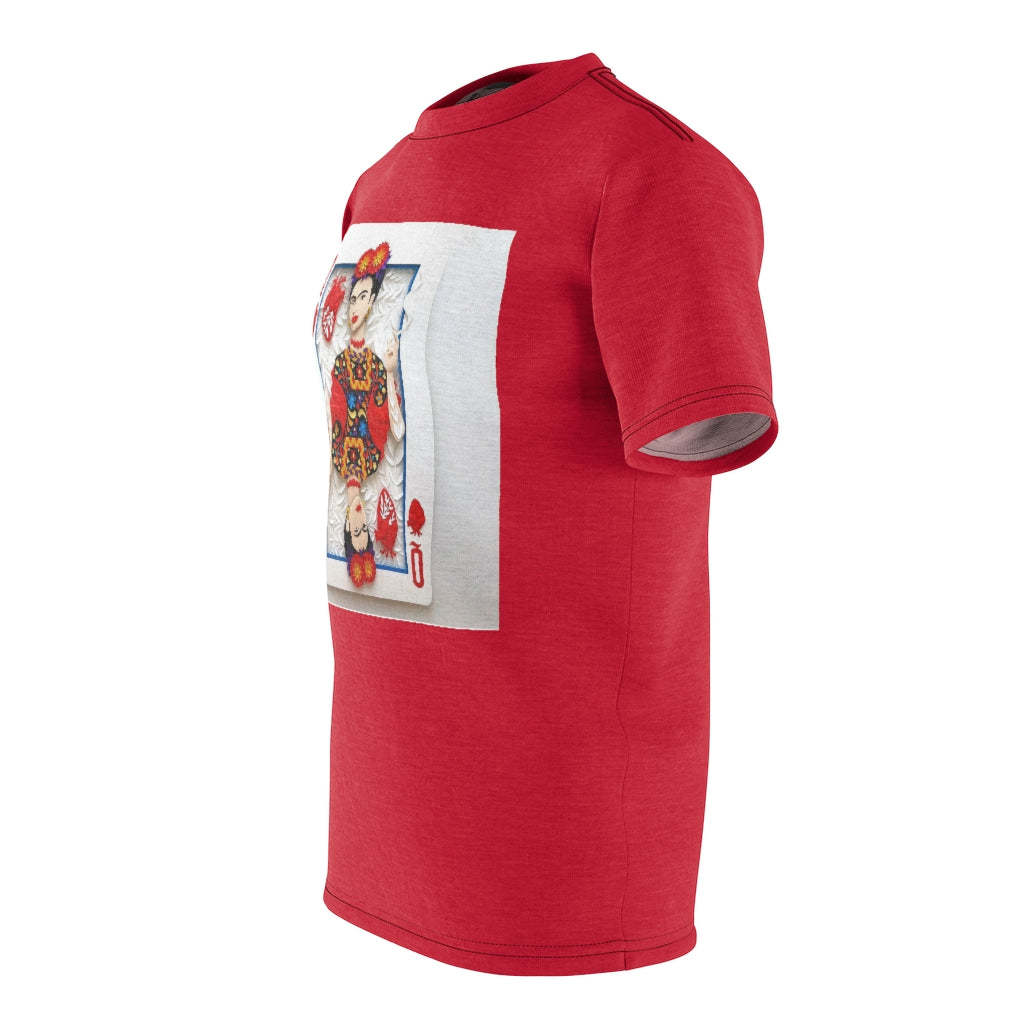 Queen of Free (Red) All Over Tee