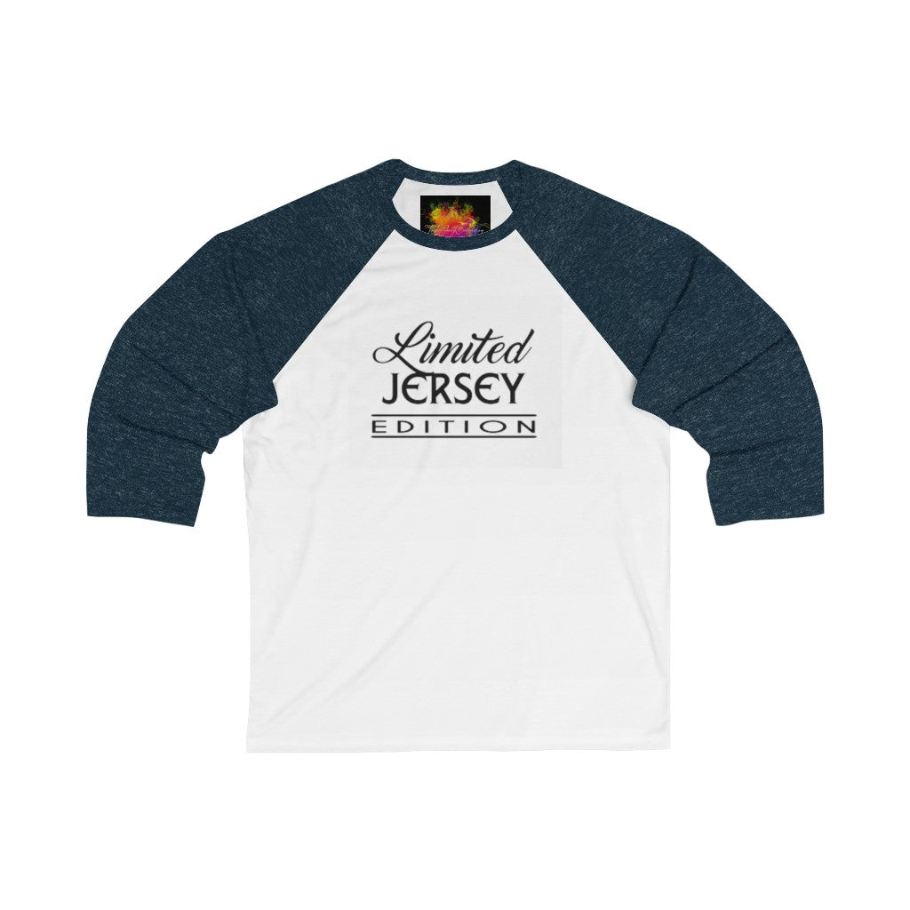 Throwback Style Limited Jersey Edition Unisex 3/4 Sleeve Baseball Tee