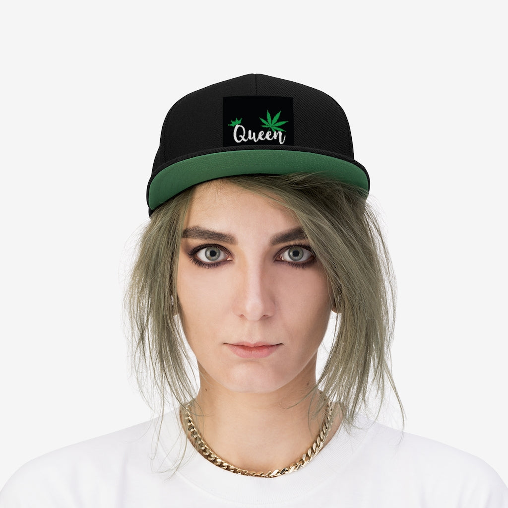 BUZZ QUEEN SNAPBACK Unisex Flat Bill Hat