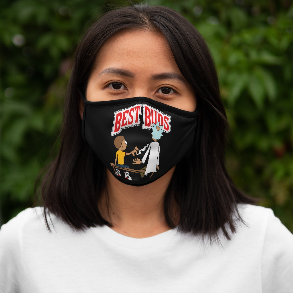 BEST BUDS FOUR TWENTY Fitted Polyester Face Mask