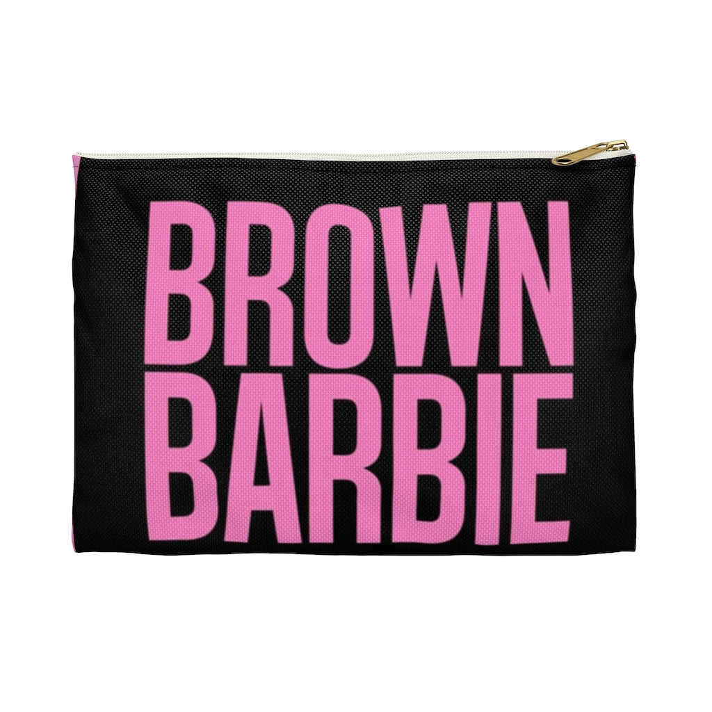 BROWN BARBIE black/pink  Accessory Pouch