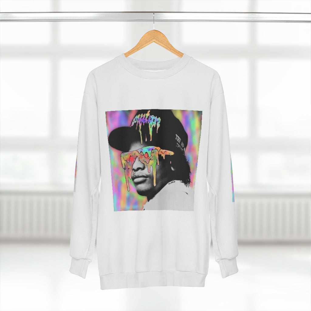 COLOR ME EAZY (WHITE) AOP Unisex Sweatshirt