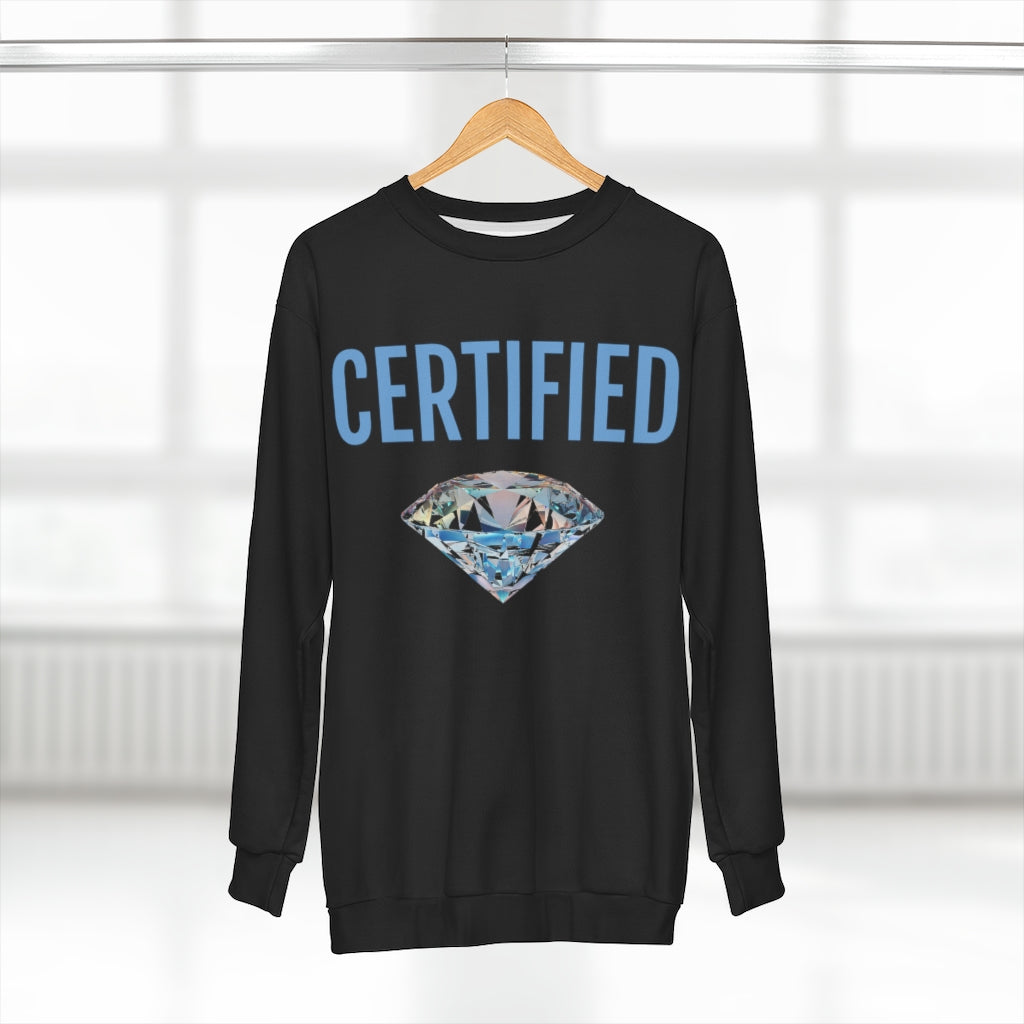 CERTIFIED DIAMOND   ..  AOP Unisex Sweatshirt