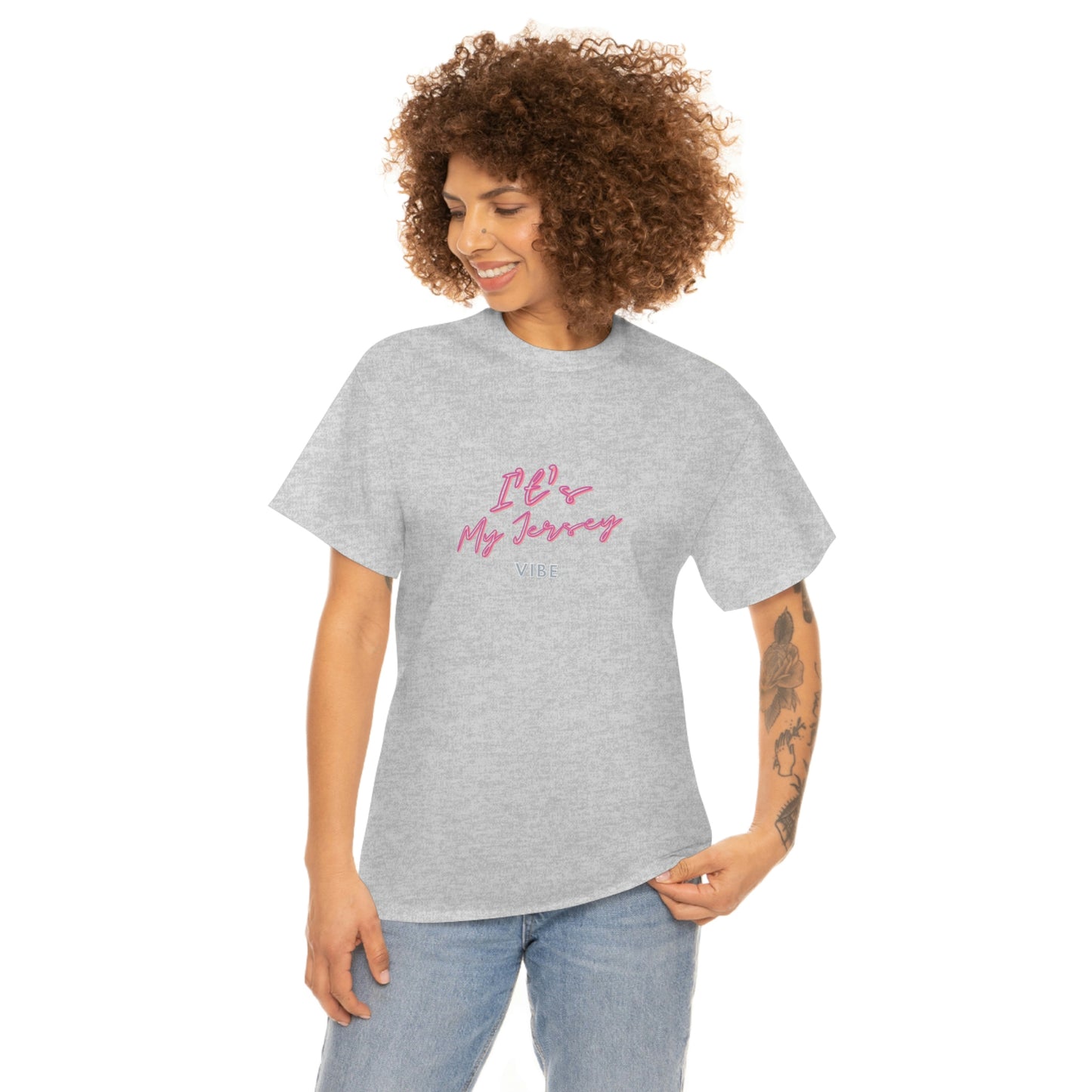 ITS MY JERSEY VIBE Unisex Heavy Cotton Tee