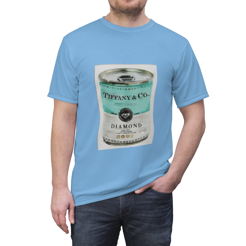 DIAMOND SOUP (BLUE) ..  All Over Tee