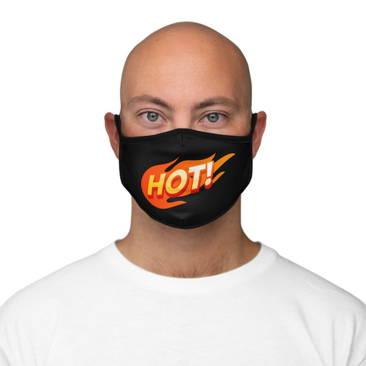 HOT! BLACK Fitted Polyester Face Mask