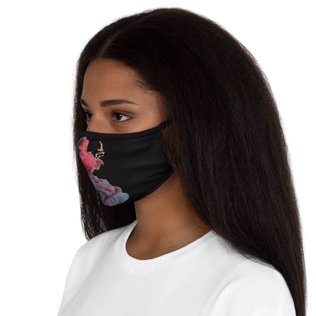 SMOKY & BLACK  Fitted Polyester Face Mask