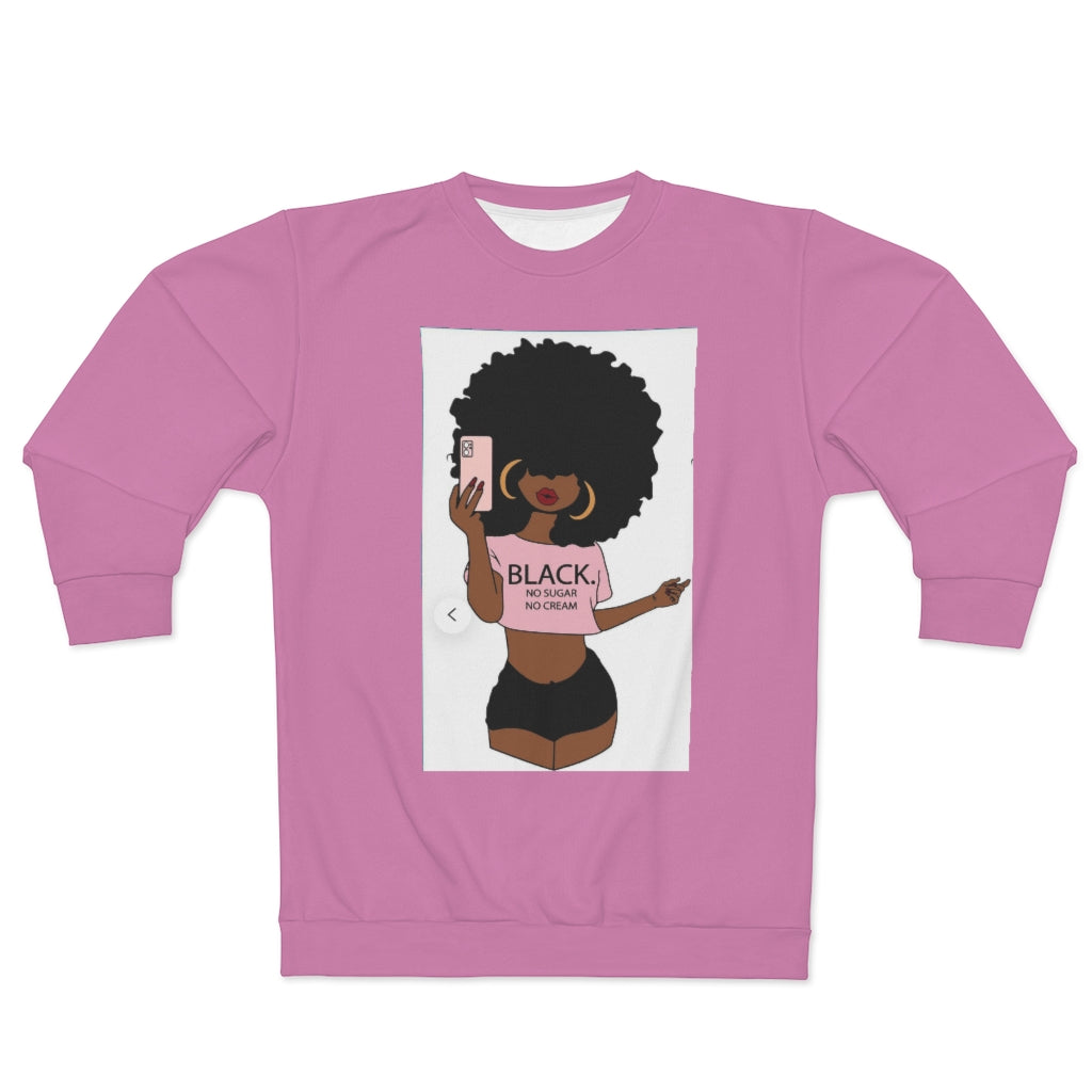 BLACK SUGAR .. (PINK)  ..  AOP Unisex Sweatshirt