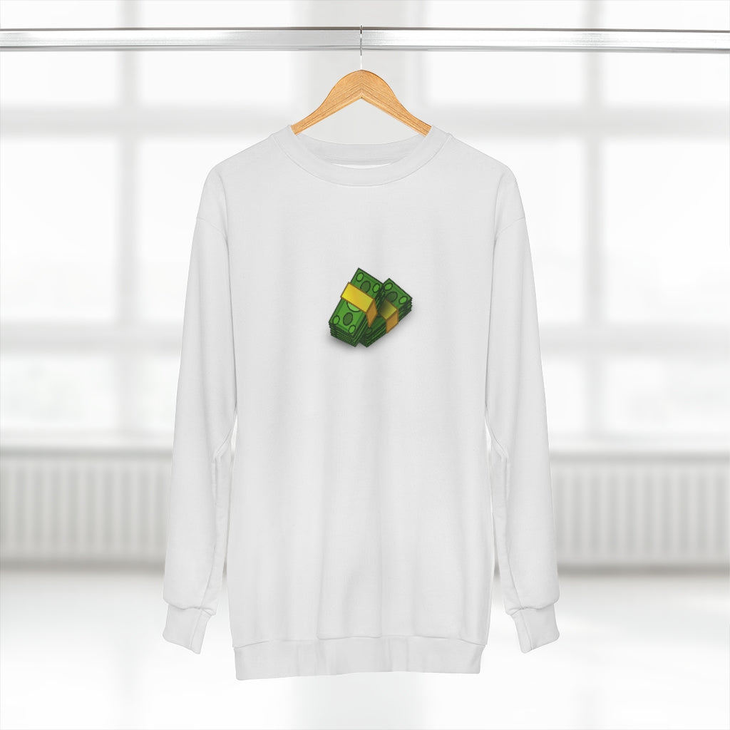 CASHOLA Original White AOP Unisex Sweatshirt