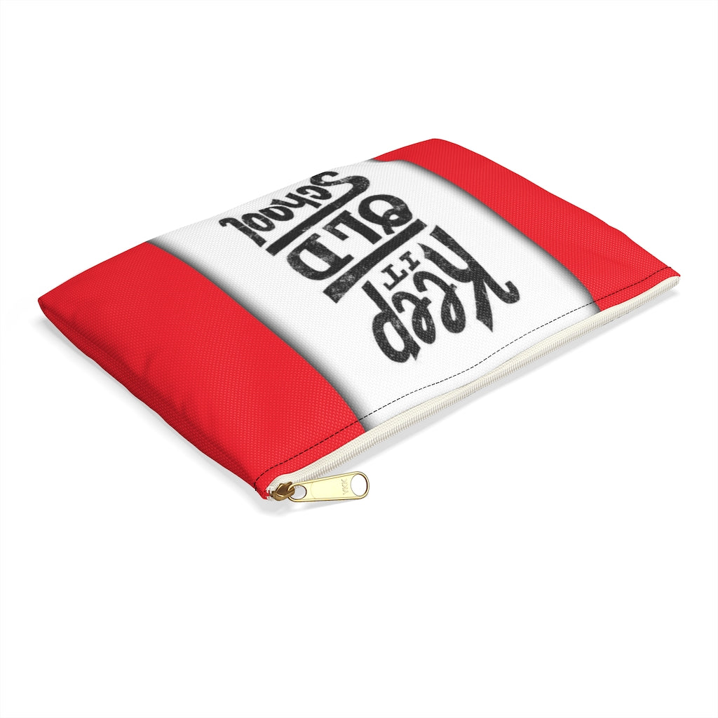 KEEP IT OLD SCHOOL RED Accessory Pouch