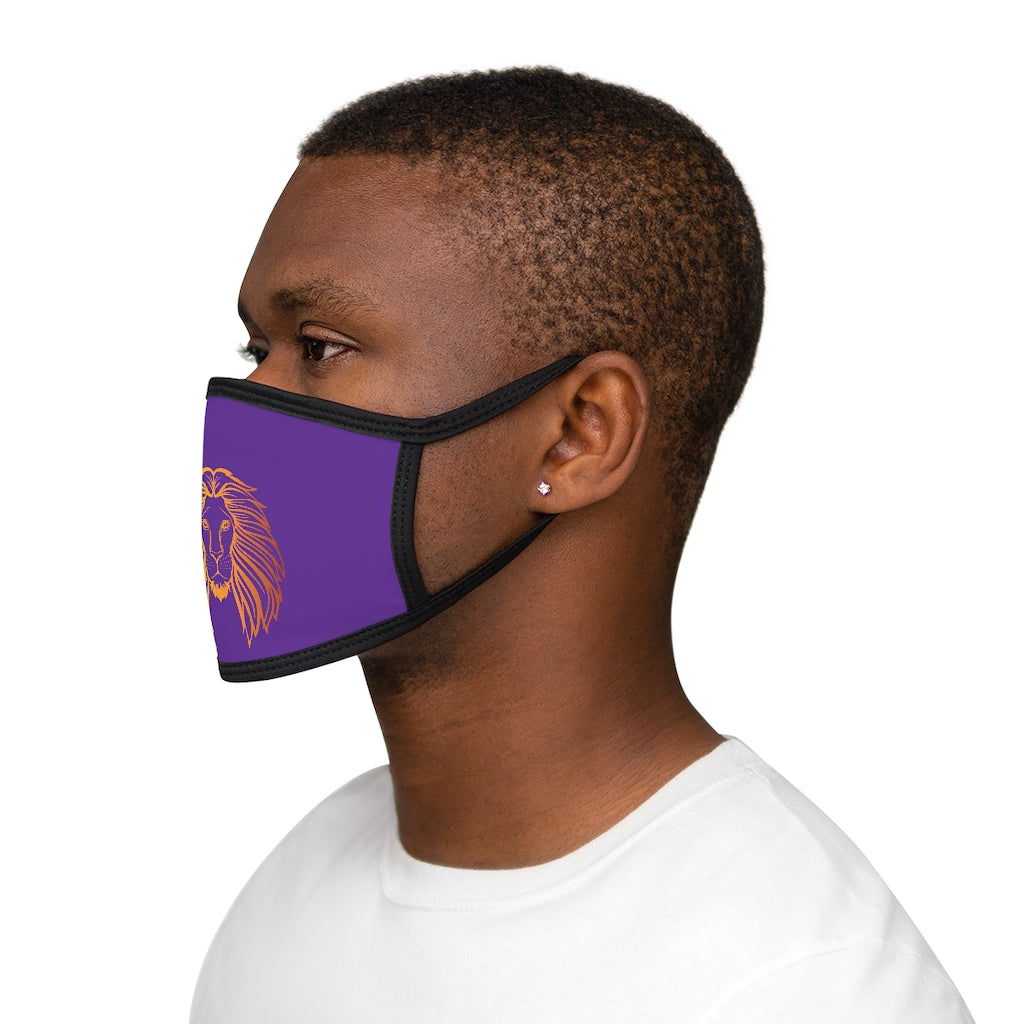 TRUE KING OF THE J'S  (PURPLE)..  Fabric Face Mask