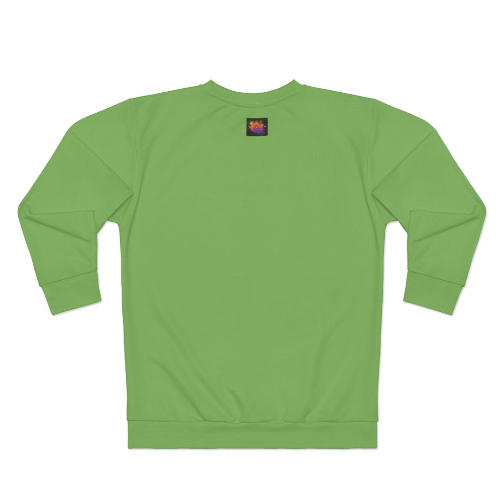 ONE LOVE. (GREEN)  ..  AOP Unisex Sweatshirt