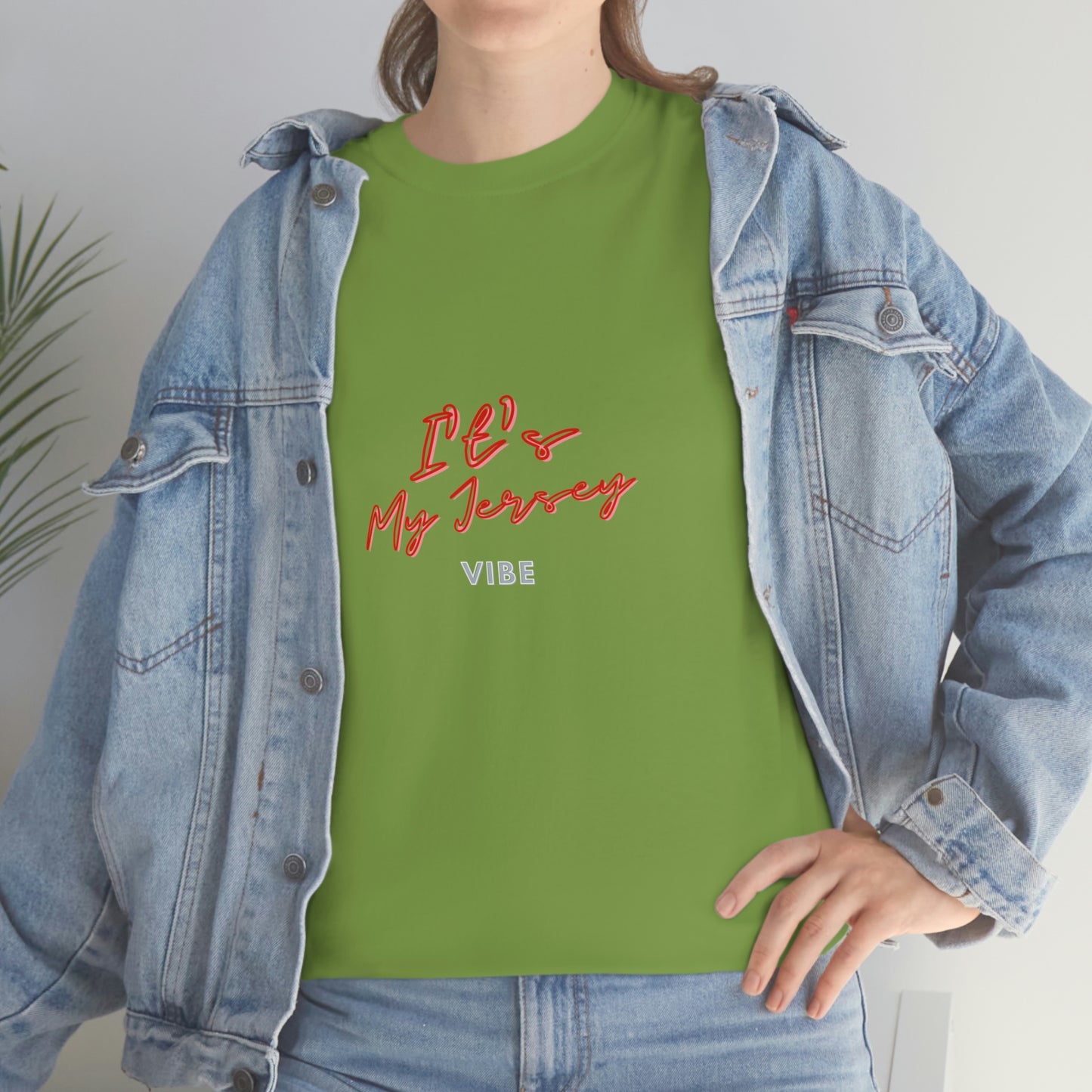 ITS MY JERSEY VIBE Unisex Heavy Cotton Tee