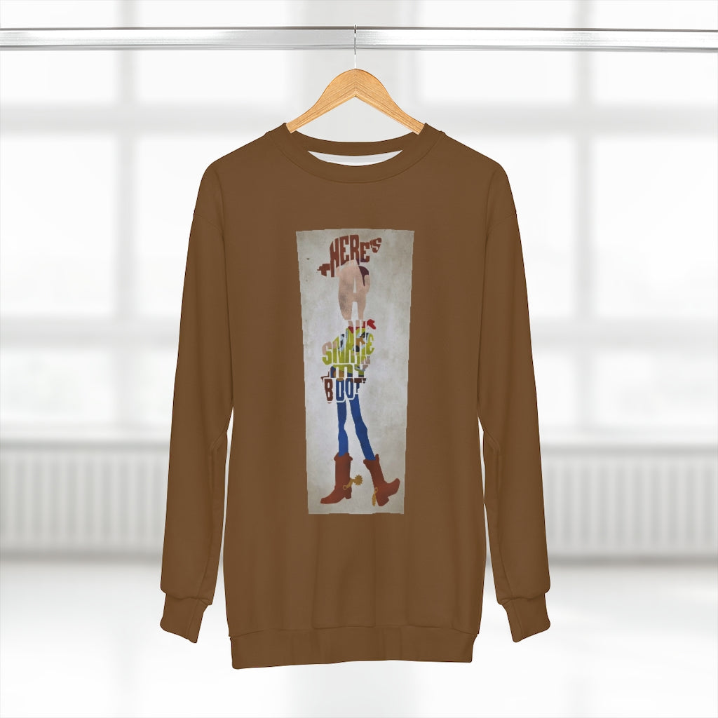 MY BOY WOOD (BROWN)  ..  AOP Unisex Sweatshirt