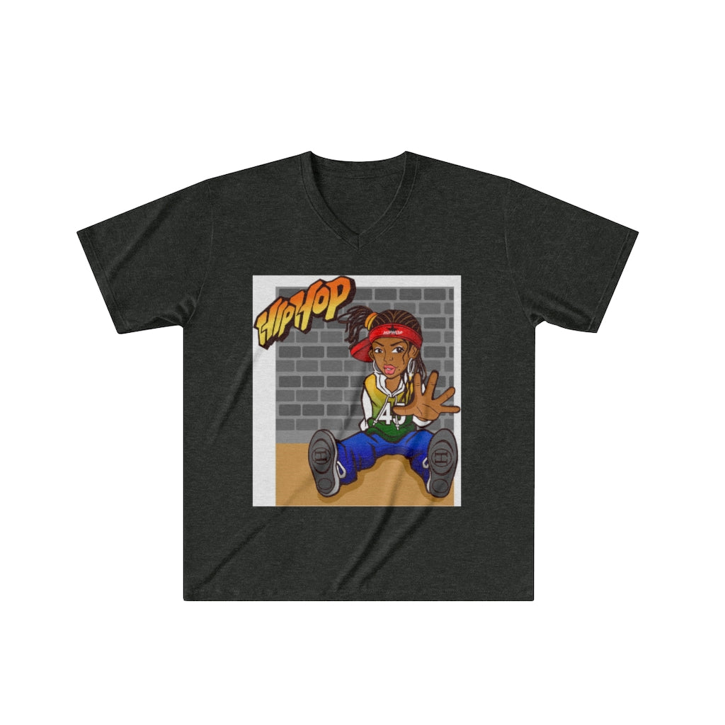 Miss HipHop Battle Men's  V-Neck T-Shirt