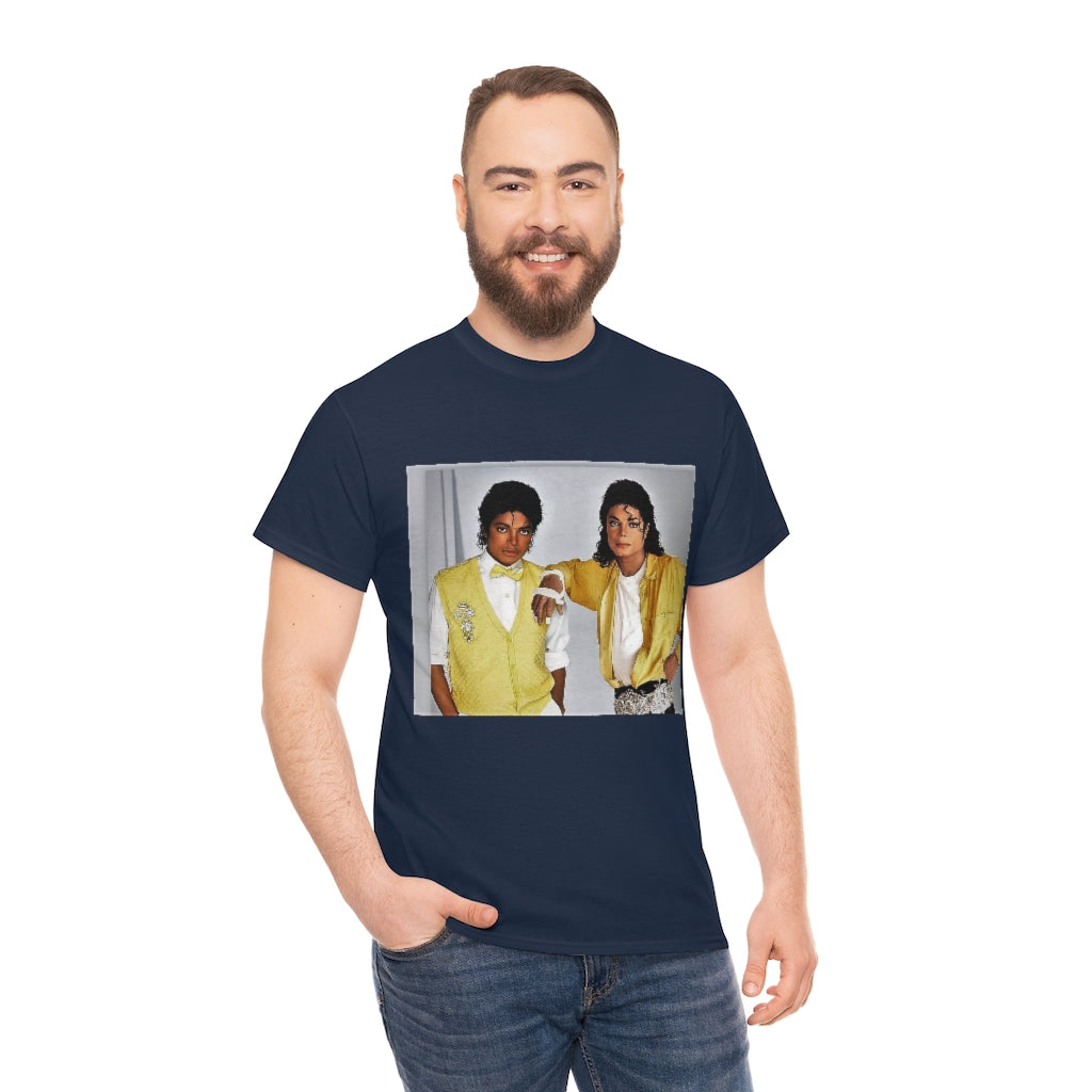 Michael meets MJ Just Blue Unisex Heavy Cotton Tee