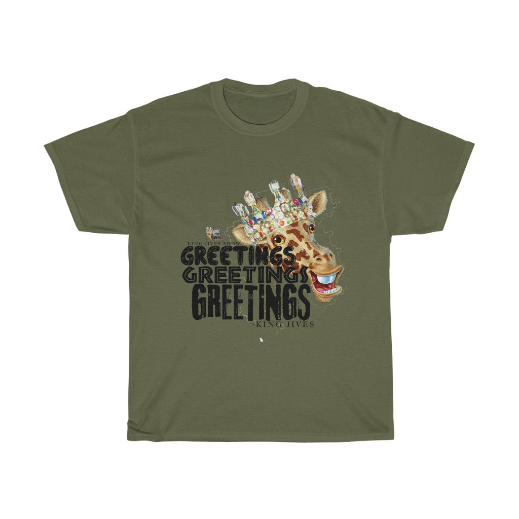 Greetings, Greetings O-Neck Unisex Cotton Tee