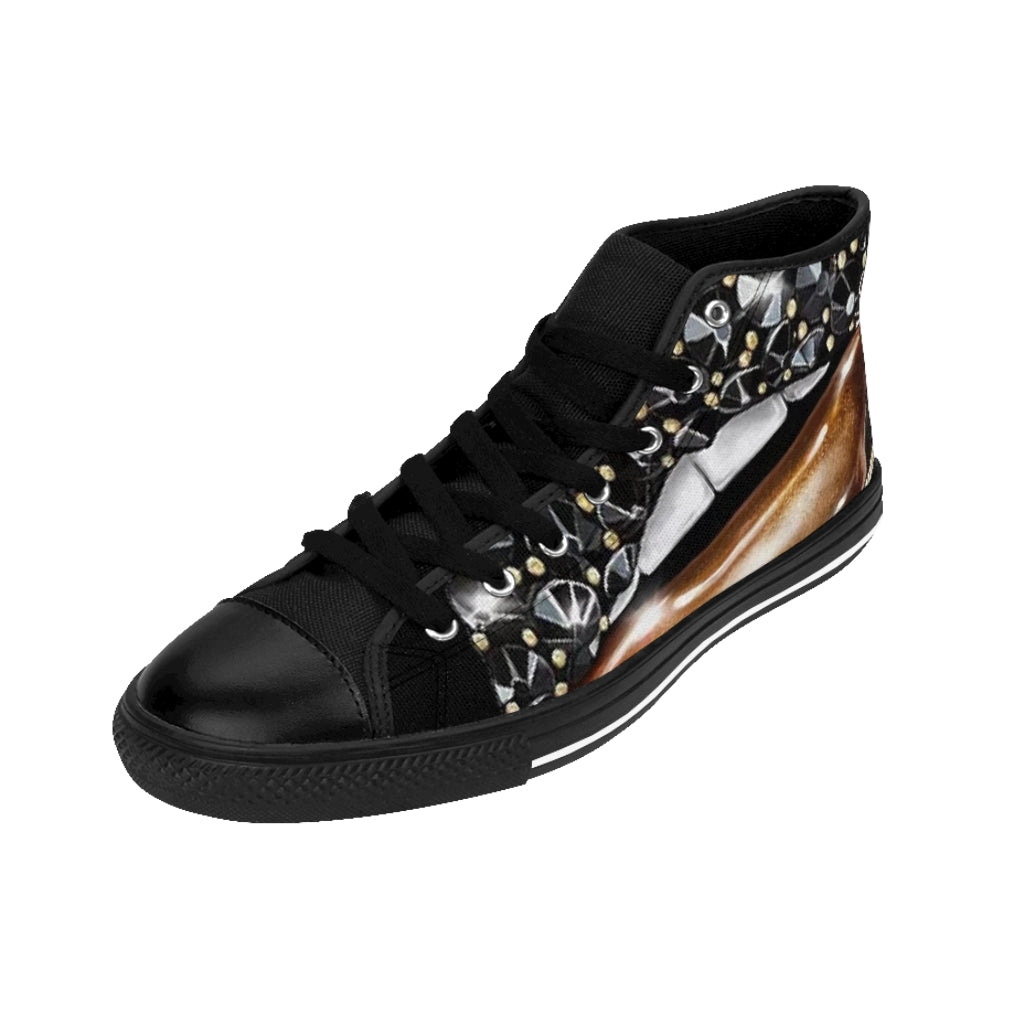 GOLD LIPS KICKS. . (black) High-top Sneakers