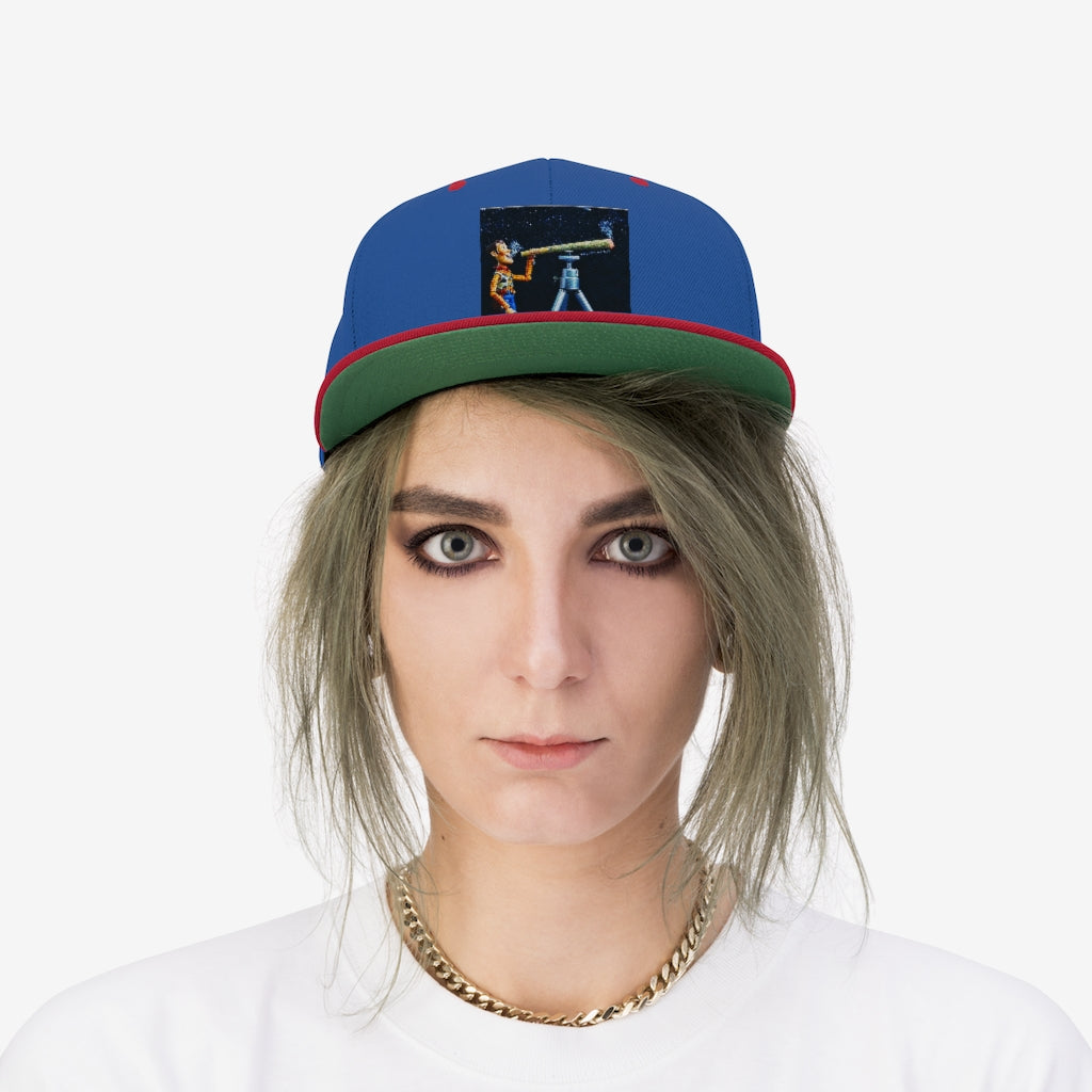 MIDNIGHT STARZZ Unisex Flat Bill Hat