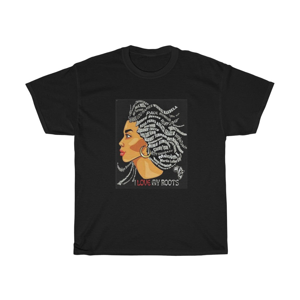 I AM MY ROOTS Unisex Heavy Cotton Tee