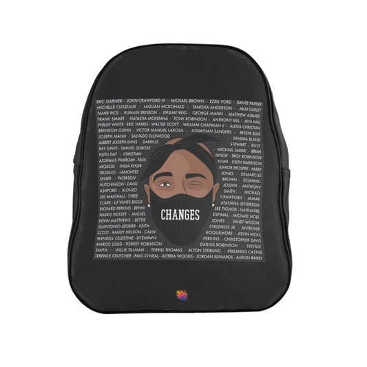 Black Changes Graphic  Backpack