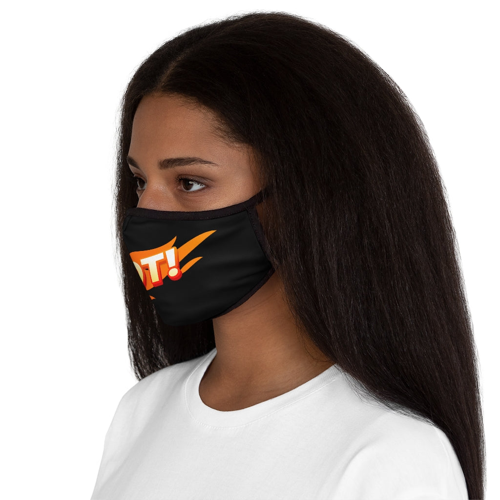 HOT! BLACK Fitted Polyester Face Mask