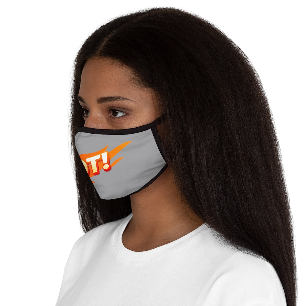 HOT! SILVER Fitted Polyester Face Mask