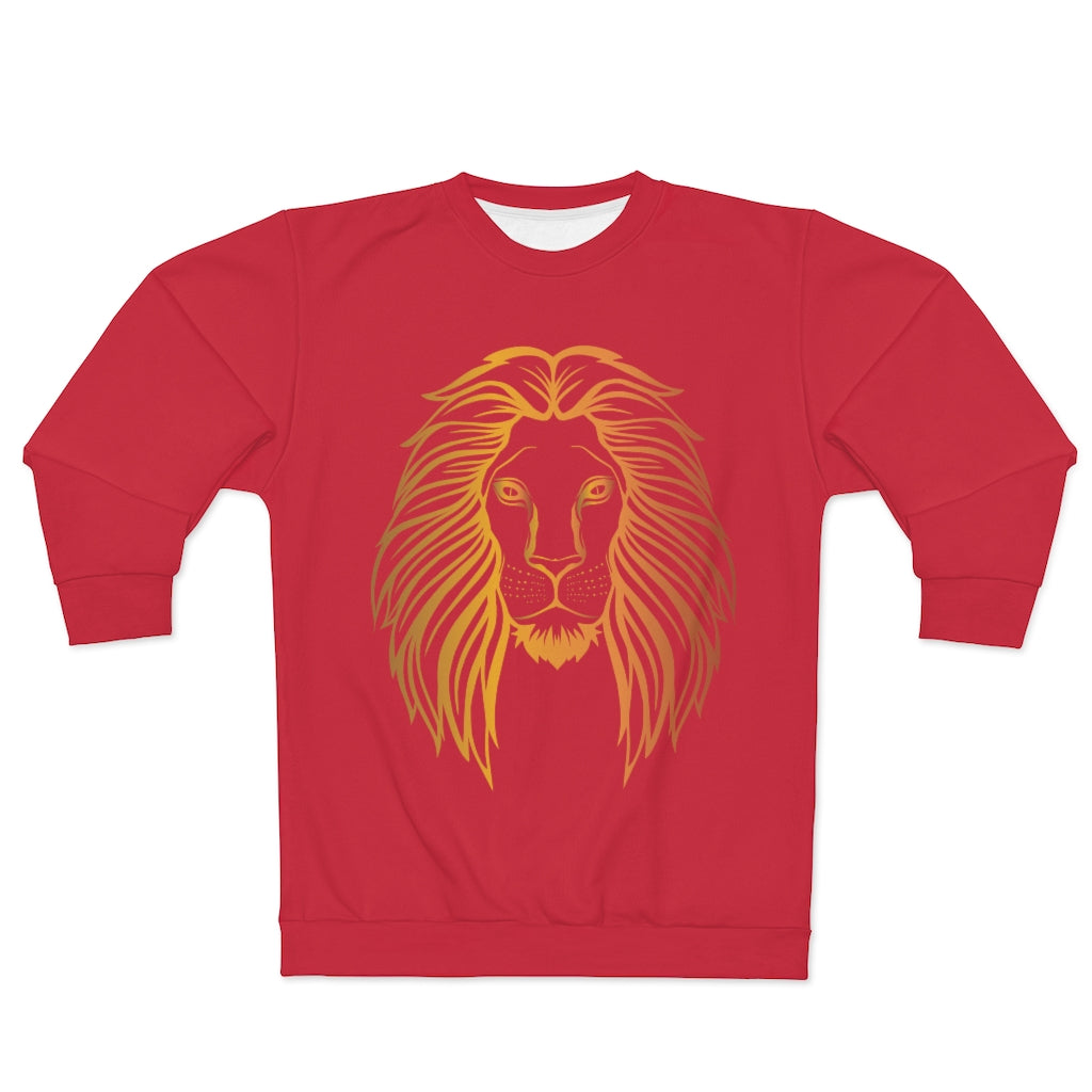 TRUE KING OF THE J  (RED)  ..  AOP Unisex Sweatshirt