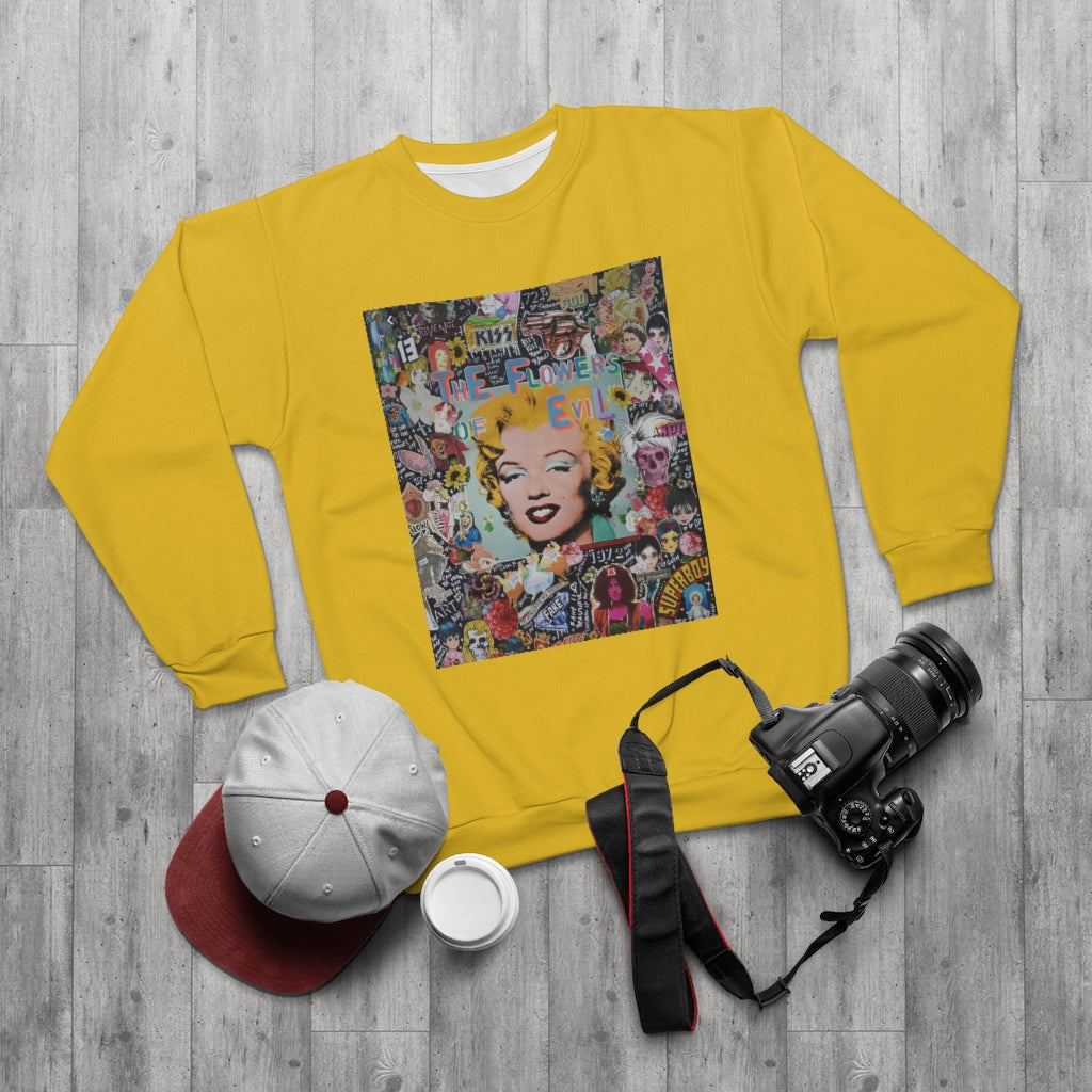 GOLDEN AGE THROWBACK (GOLD)  ..  AOP Unisex Sweatshirt