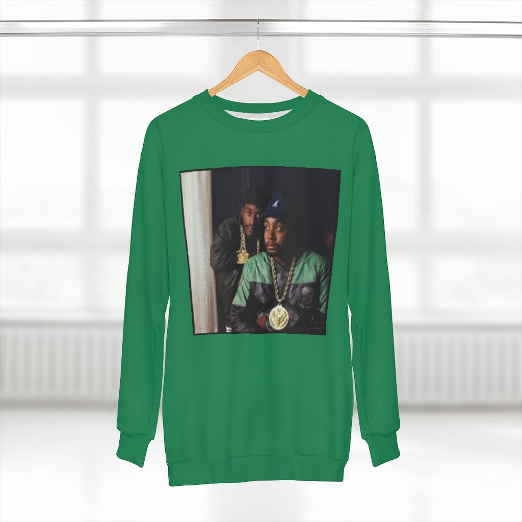 PAID IN FULL CLASSIC ERIC AND RAK . (MONEY GREEN)  ..  AOP Unisex Sweatshirt