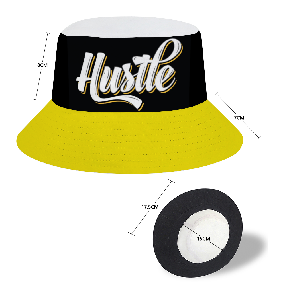 HUSTLE All Over Print Bucket Hat