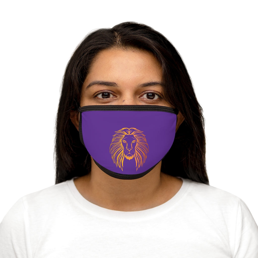 TRUE KING OF THE J'S  (PURPLE)..  Fabric Face Mask