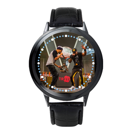 FUNK & MEF (EPIC JERSEY VERZUS STATEN)  Black LED Touch Screen Watch