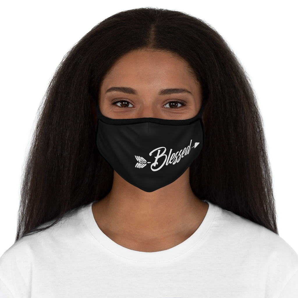 BLESSED..   Fitted Polyester Face Mask