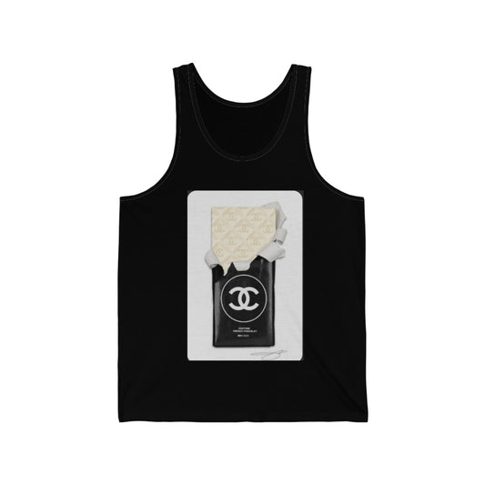 CANDY COUTURE ( BLACK)'.. Unisex Jersey Tank