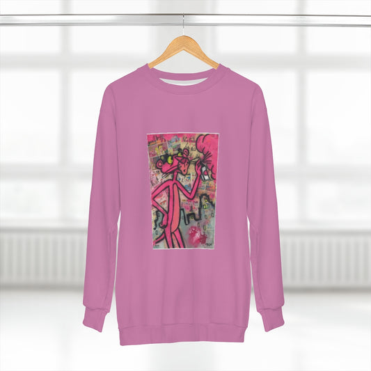 PANTHER ART (PINK)  ..  AOP Unisex Sweatshirt