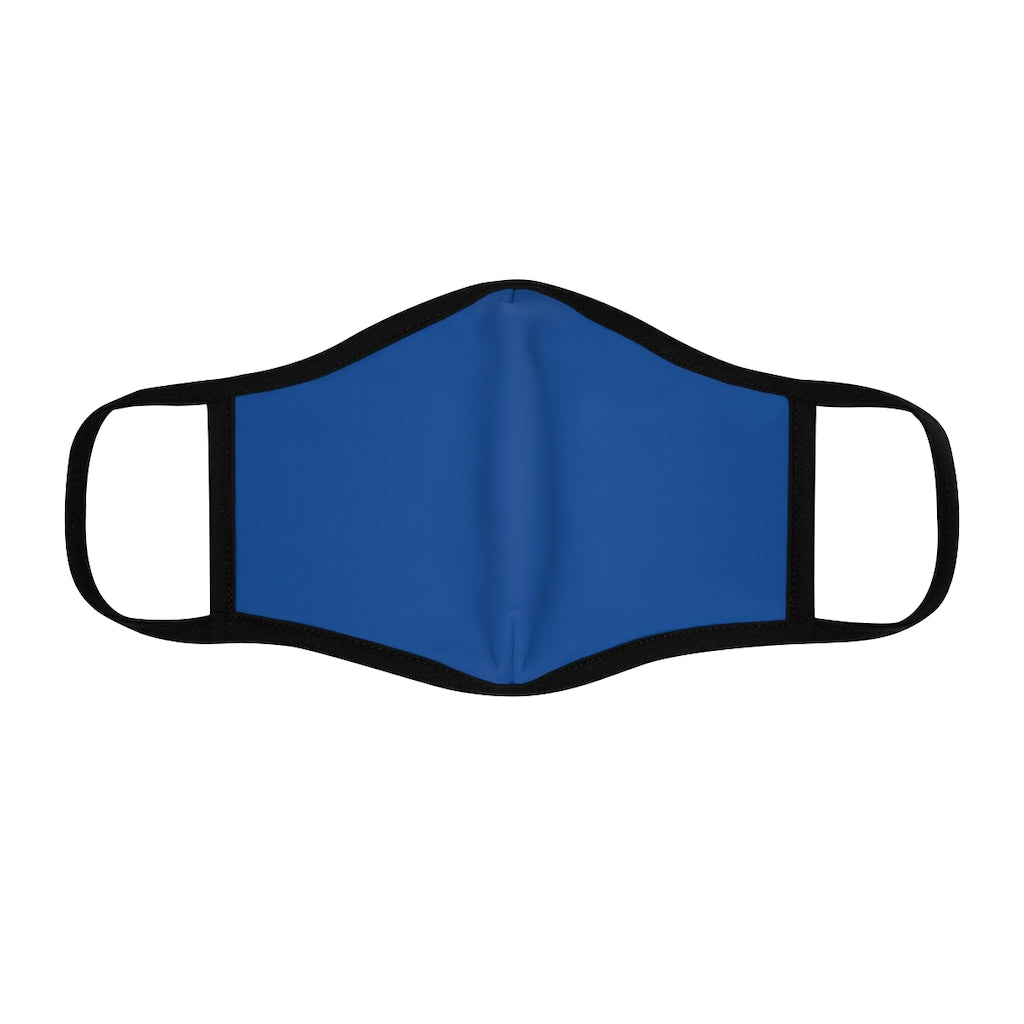 HOT! BLUE Fitted Polyester Face Mask