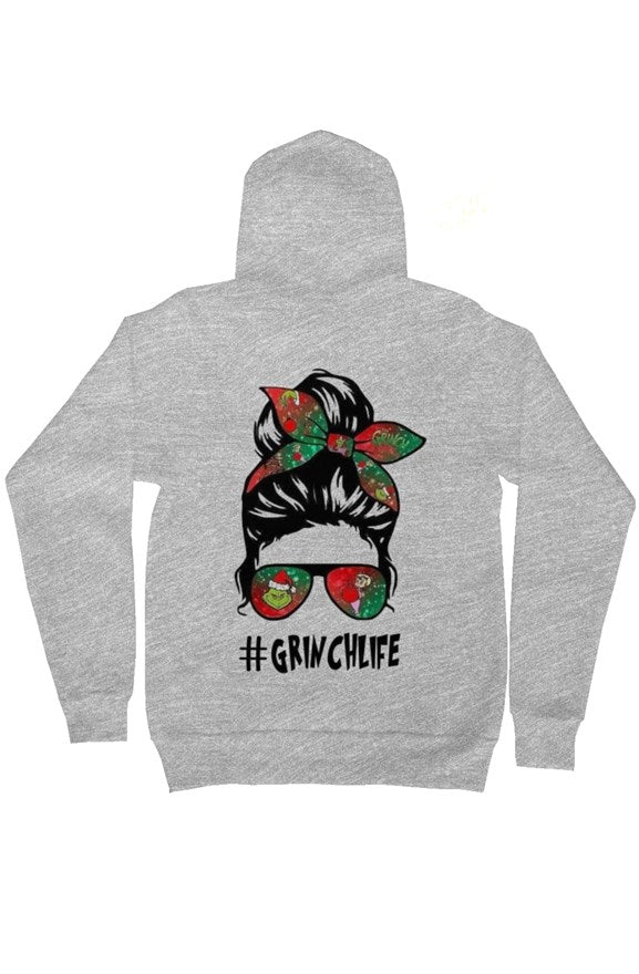 #GrinchLife Gray Hoodie