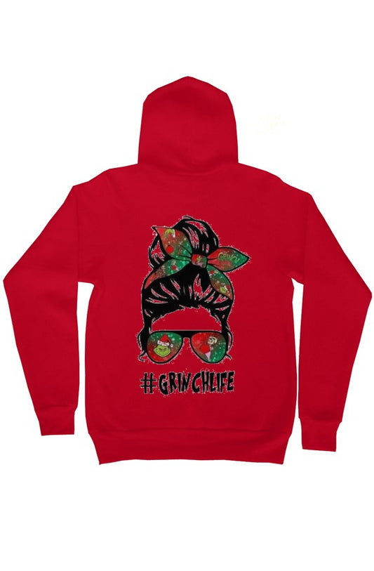 #GrinchLife RED Hoodie