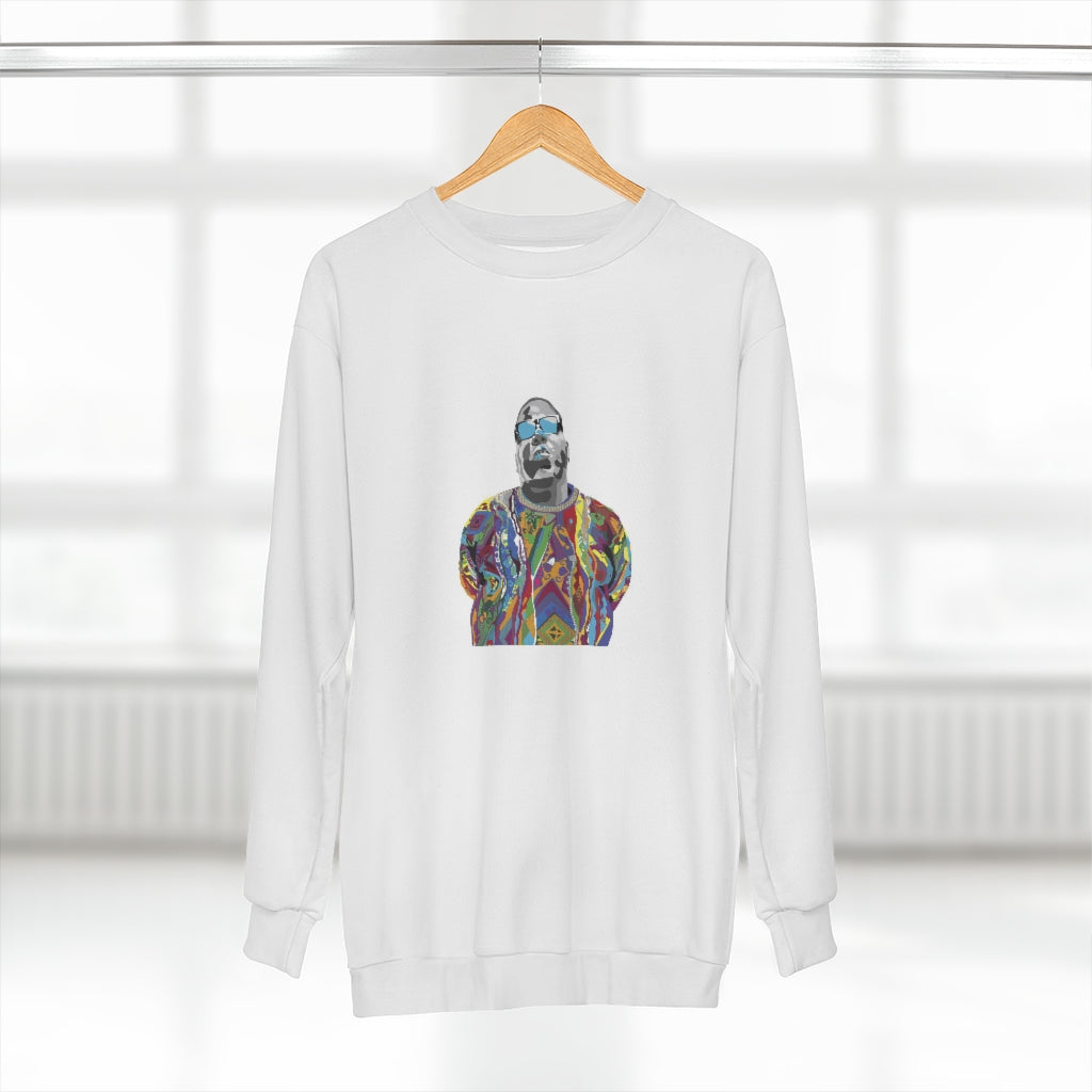 BIG COLOR  (WHITE) AOP Unisex Sweatshirt