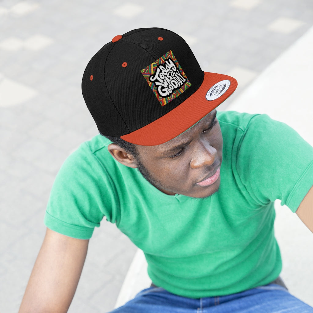 TODAY WAS A GOOD DAY SNAPBACK Unisex Flat Bill Hat