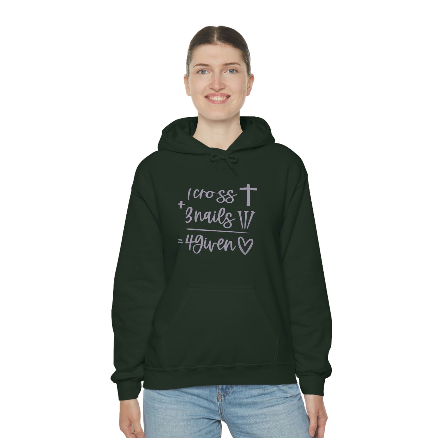 1 Cross Unisex Heavy Blend™ Hooded Sweatshirt