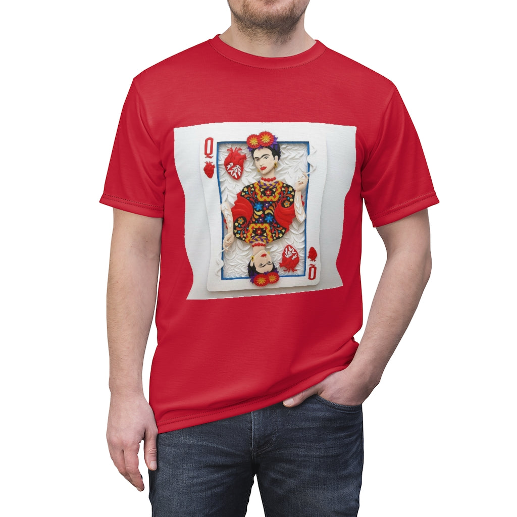 Queen of Free (Red) All Over Tee