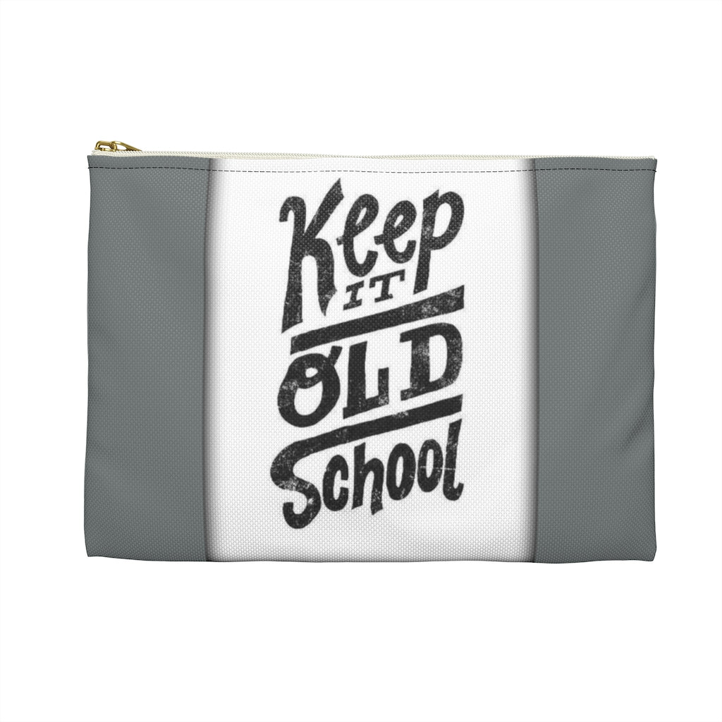 KEEP IT OLD SCHOOL gray Accessory Pouch