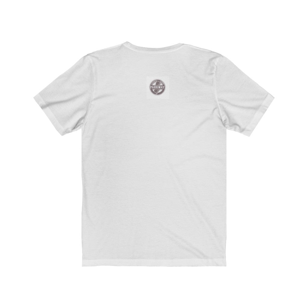 NJ -vs- Everybody WHITE Unisex Jersey Short Sleeve Tee