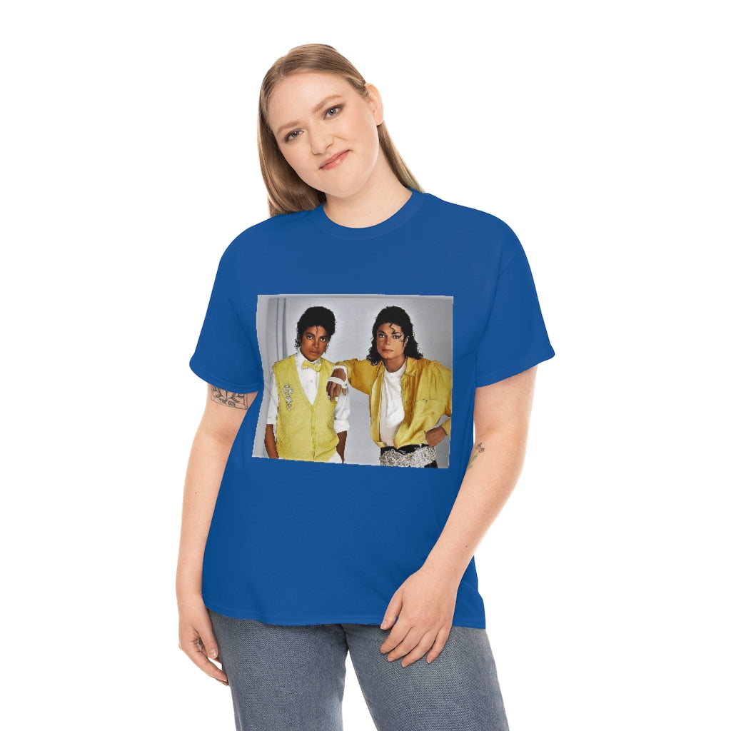 Michael meets MJ Just Blue Unisex Heavy Cotton Tee