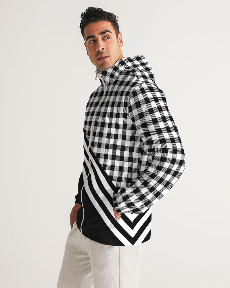 Checkerboard Men's Windbreaker